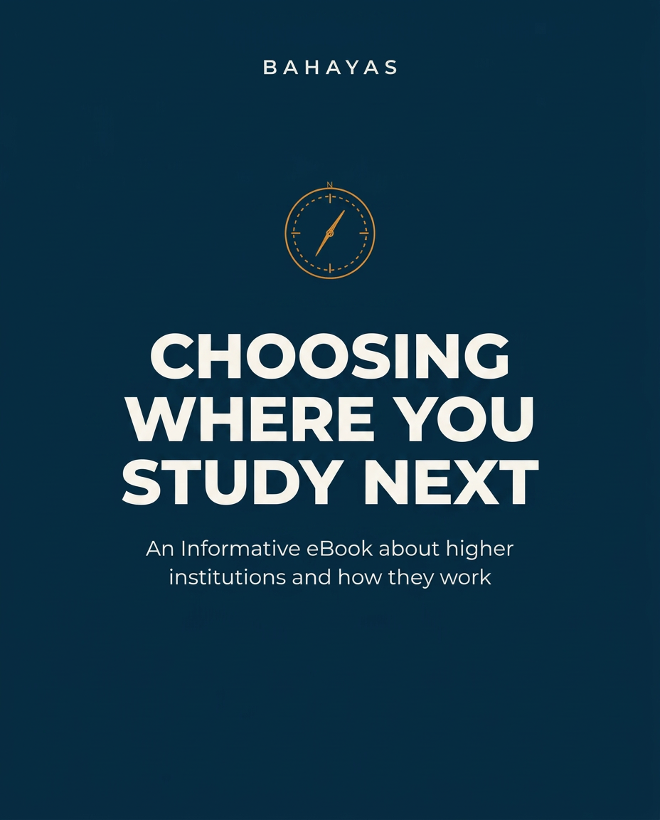 Cover of the Bahayas ebook Choosing Where You Study Next